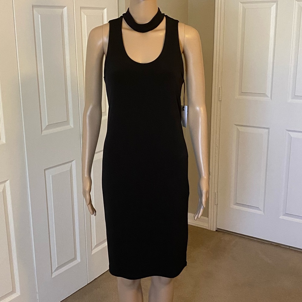 NWT Velvet by Graham & Spencer Vintage Black Knit Dress M